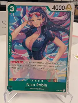 Nico Robin (Heroines Battle Pack) P-111 One Piece Promotion Cards Non Foil - Image 1