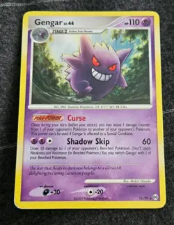 Gengar 16/99 2009 Vintage Pokemon TCG Card Platinum Arceus - MP - Image 1