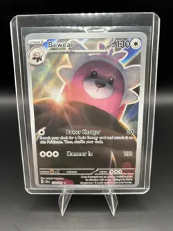 Pokemon TCG Bewear Illustration Rare Holo Card 079/064 Shrouded Fable - Image 1