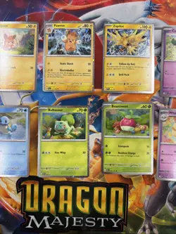 10 Pokemon Cards Mint Cosmo Promos Squirtle Bulbasaur Zapdos Leafeon Charmander - Image 3