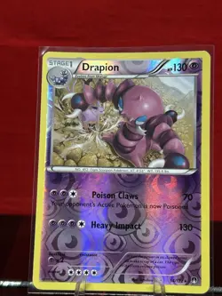 Drapion 54/122 X&Y Breakpoint Pokemon TCG Card Reverse Holo - Image 1