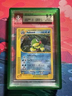 Pokemon Politoed Skyridge Holo Rare Card #H23 BGS 9.5 - Image 1