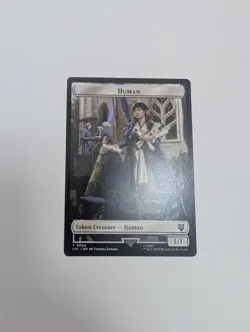 MTG - Human Knight 0009/Human 0004 Token- Commander: Lord of The Rings NM/M Cond - Image 4