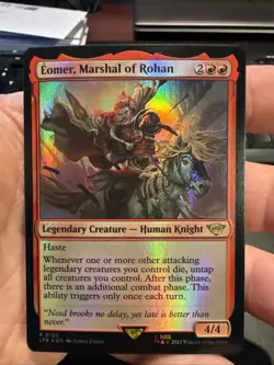 Eomer, Marshal of Rohan Lord of the Rings NM 120 Foil - Image 1