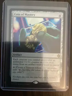 Magic The Gathering TMNT Coin Of Mastery Surge Foil - Image 1
