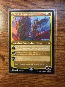 MTG - Dominaria United - Sivitri, Dragon Master Foil Etched Mythic - 65 - NM! - Image 1