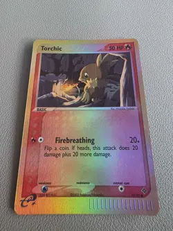 Pokemon TCG Torchic Dragon Reverse Holo Card 77/97 LP Condition 2003 - Image 1