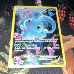 Pokemon Manaphy Basic Full Art Promo Holo XY113 XY 70HP Aqua Ring 30 Card - Image 1