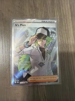 N's Plan - 163/086 - Ultra Rare - Black Bolt - Pokemon Card - NM/M - Image 1