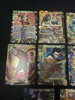 Dragon Ball Super Cards Lot Gold Foil NM Pan Goku Vegeta Anniversary 2023 - Image 2