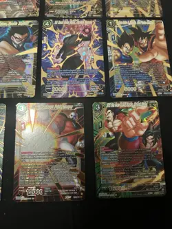 Dragon Ball Super Cards Lot Gold Foil NM Pan Goku Vegeta Anniversary 2023 - Image 3