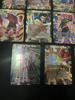 Dragon Ball Super Cards Lot Gold Foil NM Pan Goku Vegeta Anniversary 2023 - Image 4