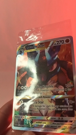 Lucario VSTAR SWSH291 SWSH: Sword & Shield Promo Cards Holo Sealed Pokemon Card - Image 2