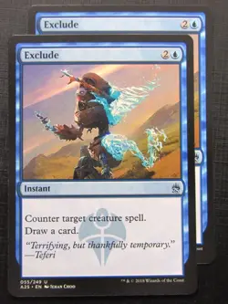 Exclude x2 - Masters 25 - Mtg Card # 10A61 - Image 1