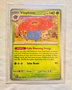 Vileplume 045/165 Scarlet & Violet 151 Rare Non-Holo NM Pokemon Card Grade Ready - Image 3