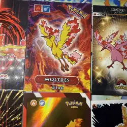 13 Holo Moltres Different Non TCG Sets Pokemon Cards And Stickers Lot - Image 4