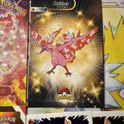 13 Holo Moltres Different Non TCG Sets Pokemon Cards And Stickers Lot - Image 5