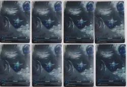 MTG - Island (0263) (Borderless) Edge of Eternities Foil x8 - Image 1