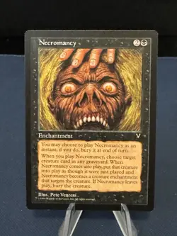MTG - Magic The Gathering - Necromancy - Visions - NP/NM! - Image 1