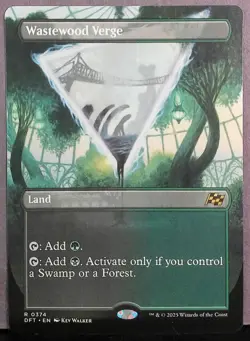 Wastewood Verge (Borderless) 374 Aetherdrift Regular NEAR MINT EN - Image 1