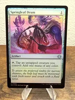MTG Lorwyn Eclipsed - Springleaf Drum - ECL 260 - FOIL - Image 1