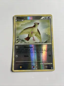 Pidgey Reverse Holo Triumphant 71/102 HeartGold SoulSilver Pokemon Card 2010 a06 - Image 1