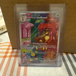 Pokemon TCG Sawsbuck Card Temporal Forces 166/162 - Image 1