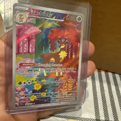 Pokemon TCG Sawsbuck Card Temporal Forces 166/162 - Image 2