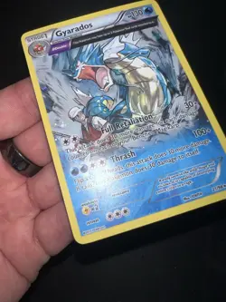 Gyarados FULL ART (Cosmos Holo Rare) 21/98 XY Ancient Origins Pokemon NM SWIRL - Image 4