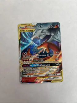 Pokemon TCG Reshiram & Charizard GX 20/214 Near Mint Condition - Image 1