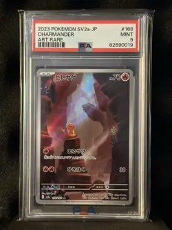 2023 Pokemon SV2a Japanese Art Rare 168/165 Charmander PSA 9 - Image 1