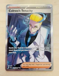 Pokemon TCG Trainer Colress's Tenacity 087/064 Ultra Rare Shrouded Fable NM - Image 1