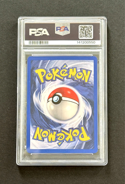 2000 Pokemon Gym Challenge #5 Giovanni's Gyarados Holo 1st Edition PSA 8 - Image 3
