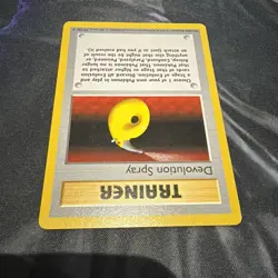 Pokemon Devolution Spray (Shadowless) 072/102 Base Set Regular Trainer LP/NM - Image 3