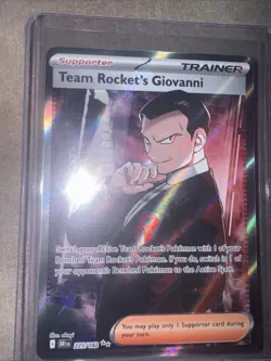 2025 POKEMON DRI EN-DESTINED RIVALS ULTRA RARE TEAM ROCKET'S GIOVANNI - Image 2