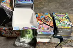 Pokemon TCG EN Holo/Rev Holo RANDOM Bulk Lot + 2 EN/JPN EX stacks modern - Image 1