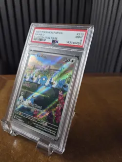 Pokemon TCG Swablu 213/182 SV04 Paradox Rift Illustration Rare Holo PSA 9 - Image 3