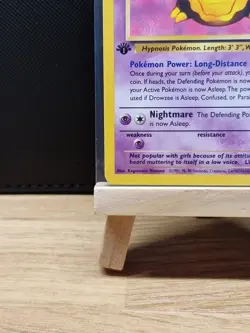 Pokemon TCG 2000 WOTC Team Rocket 1st Edition Drowzee 54/82 - Near Mint - Image 5