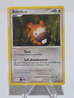 Bidoof 54/100 Stormfront Pokemon - Image 1