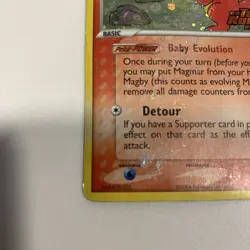 Magby 24/109 Stamped EX Team Rocket Returns Reverse Holo HP - Pokemon TCG - Image 4
