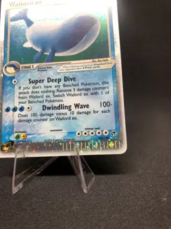 Wailord Ex 100/100 Pokemon Sandstorm Ultra Rare Holo Swirl - Image 2