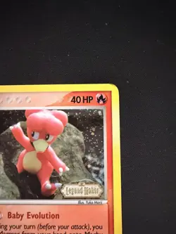 Pokemon TCG Magby 58/92 EX Legend Maker Reverse Holo Stamped - Image 3