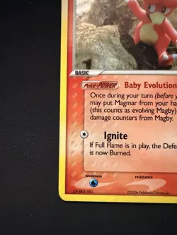 Pokemon TCG Magby 58/92 EX Legend Maker Reverse Holo Stamped - Image 5