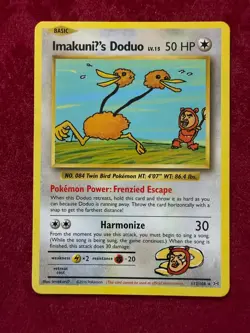Pokemon TCG ImakuniU's Doduo 112/108, XY Evolutions (NM) - Image 1