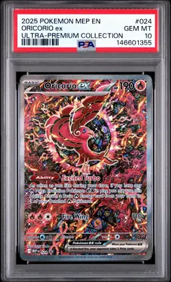 Pokemon Oricorio ex Mega Charizard X ex UPC Promo #024 PSA 10 Gem Mint - Image 1