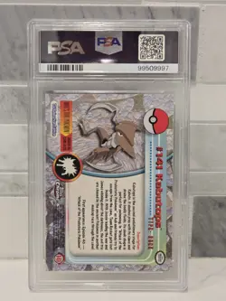 2000 Topps Chrome Pokemon TV Kabutops #141 PSA 6 - Image 2