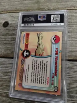 PSA 7 2000 Topps Chrome Ninetales Pokemon TV - Image 2