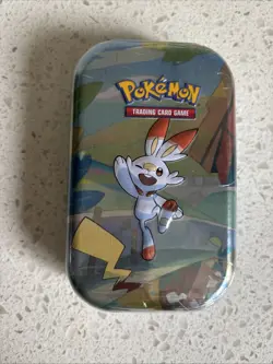 2020 Pokemon TCG Galar Pals Mini Tin Scorbunny Art K19 Factory Sealed - Image 1