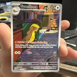 Gumshoos 2025 Pokemon Mega Evolution 153/132 Illustration Rare NM - Image 1