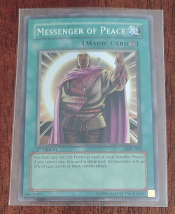 Yu-Gi-Oh! TCG Messenger of Peace Magic Ruler MRL-102 1st Edition Super Rare - Image 1